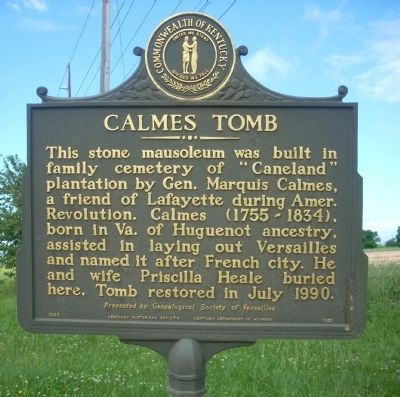 Calmes Tomb
